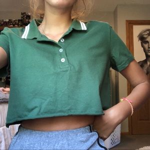 Cropped trendy t shirt